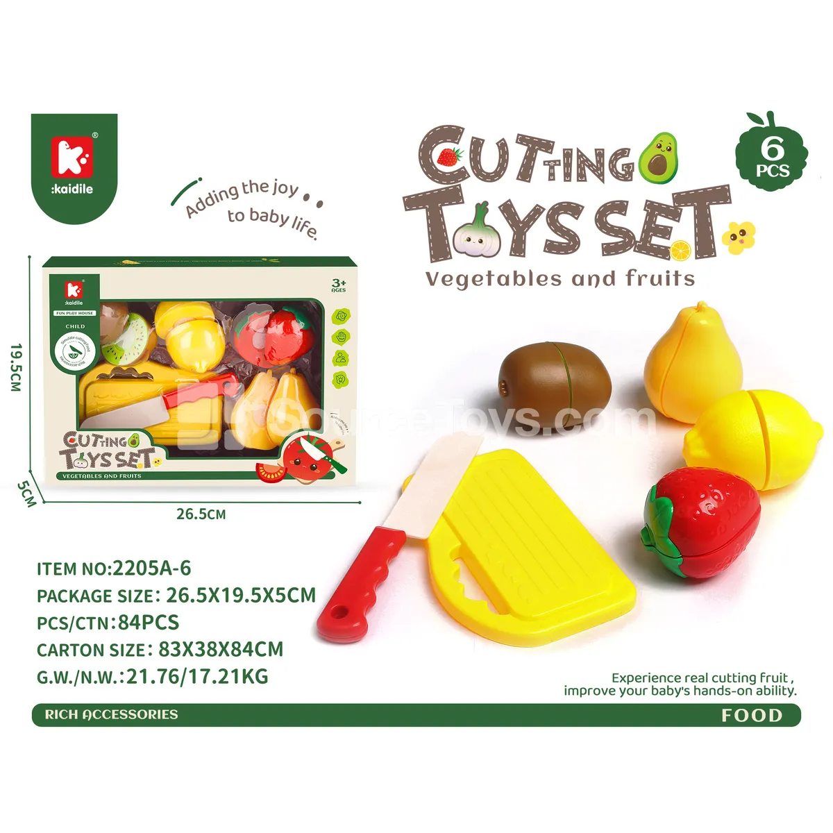 Pretend Play Cutting Set