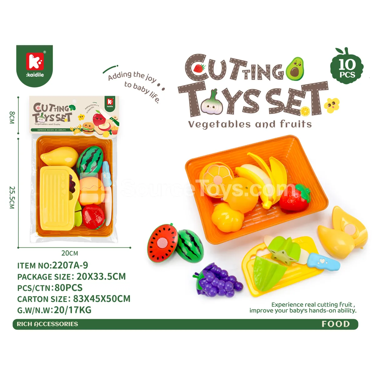 Fruit Basket Cutting Play Set Fruit Basket Cutting Play Set