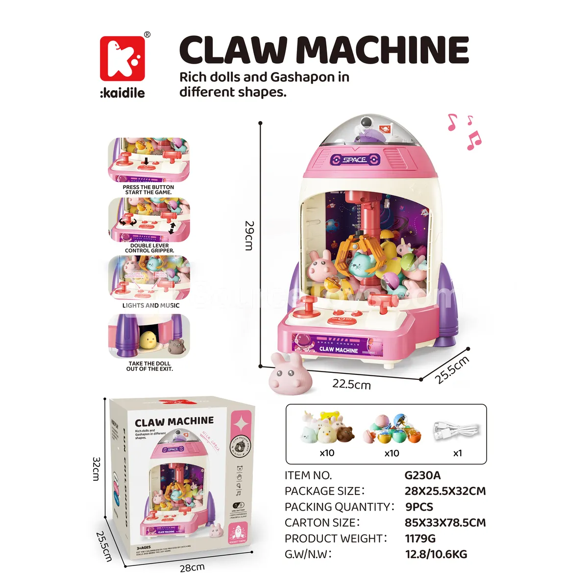 Medium Rocket Claw Machine Medium Rocket Claw Machine