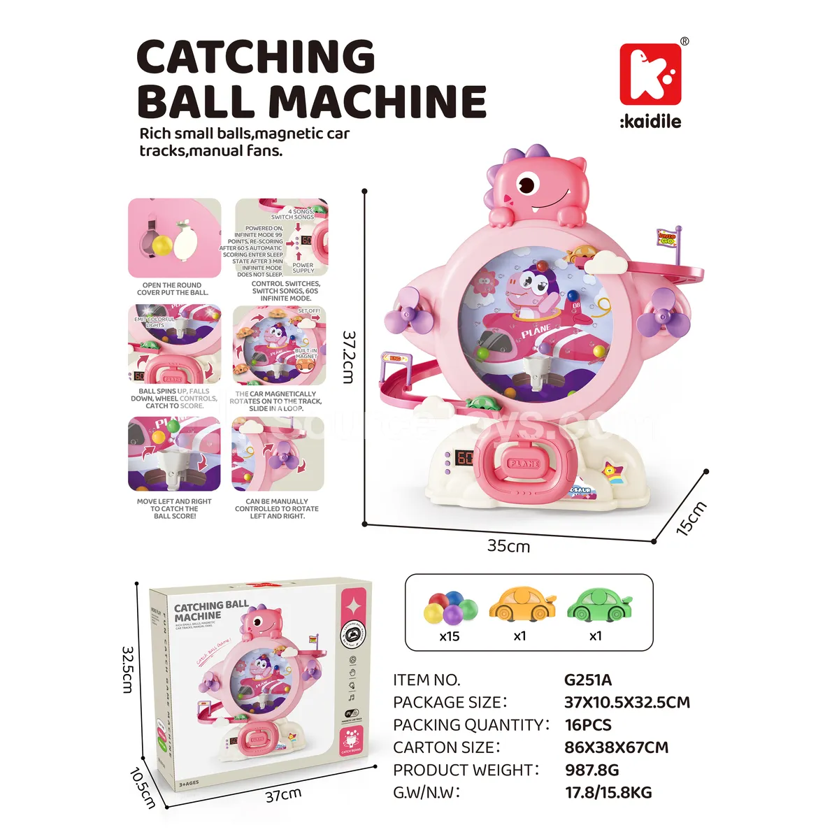 Dinosaur Bean-Catching Machine