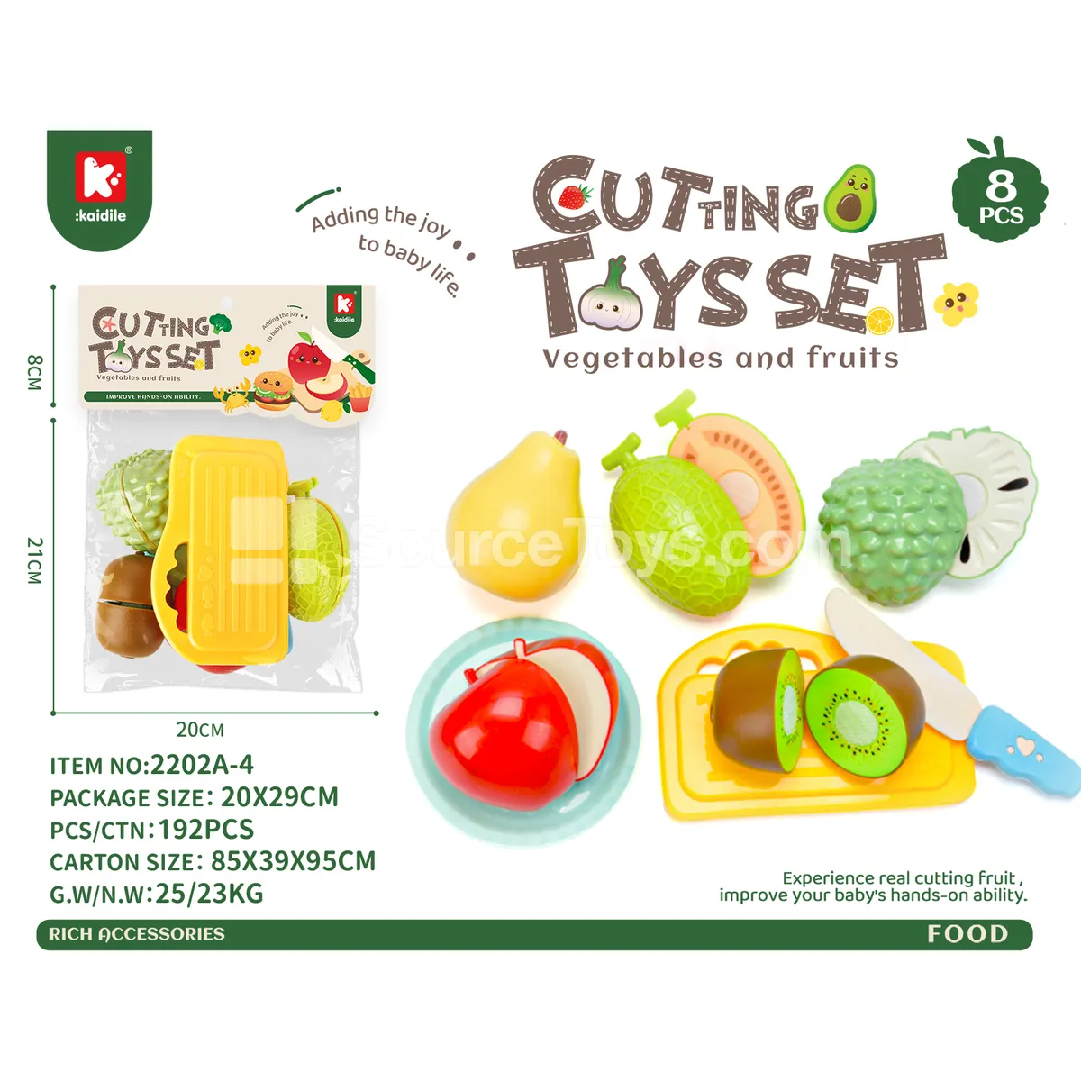 Fruit Cutting Play Set