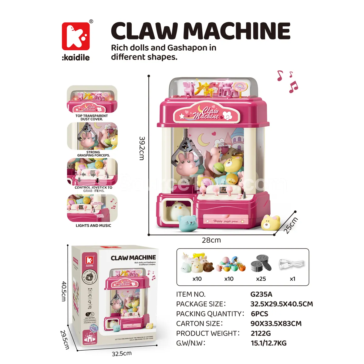 Jumbo Scene Claw Machine