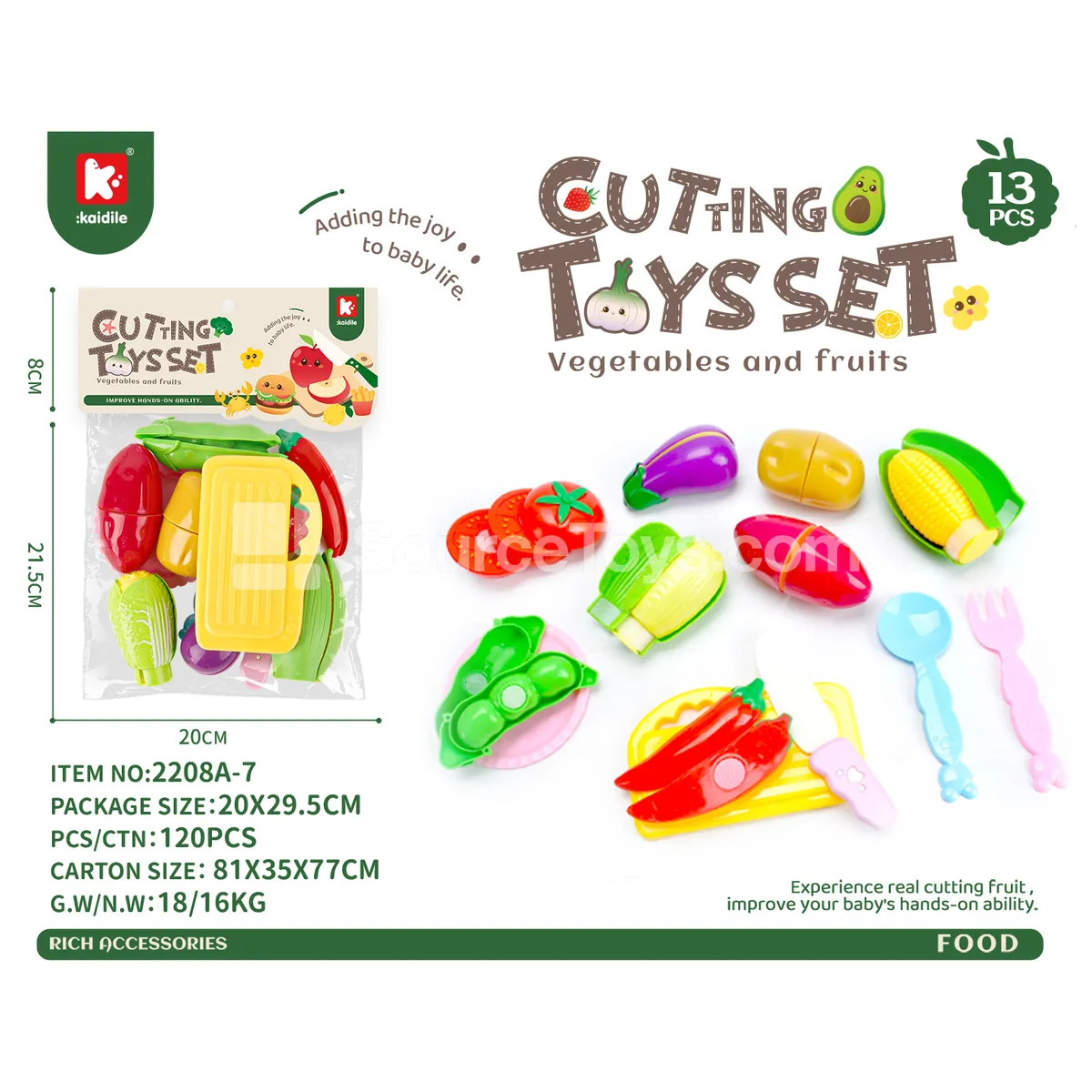 Vegetable Cutting Playset