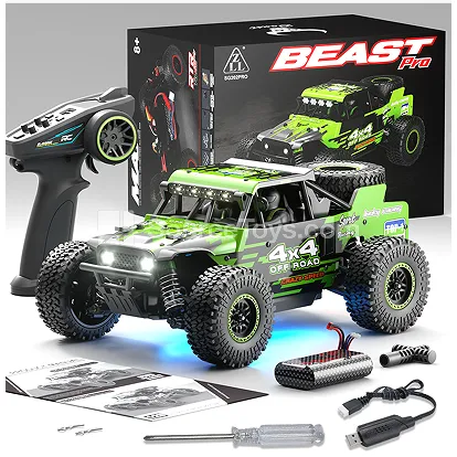 RC Off-Road Car 1:20 4WD Full Proportional High-Speed with Spare Tires (Brushed Motor)