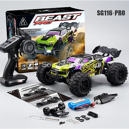 1/16 Electric 4WD RC Drift Monster Truck (Brushed Motor)
