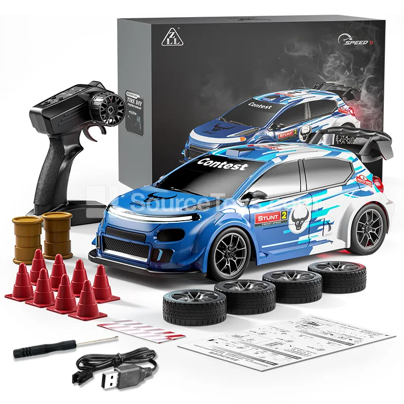 1:24 4WD Drift Remote Control Car, Realistic Outdoor Toy (ROHS Production Standard)