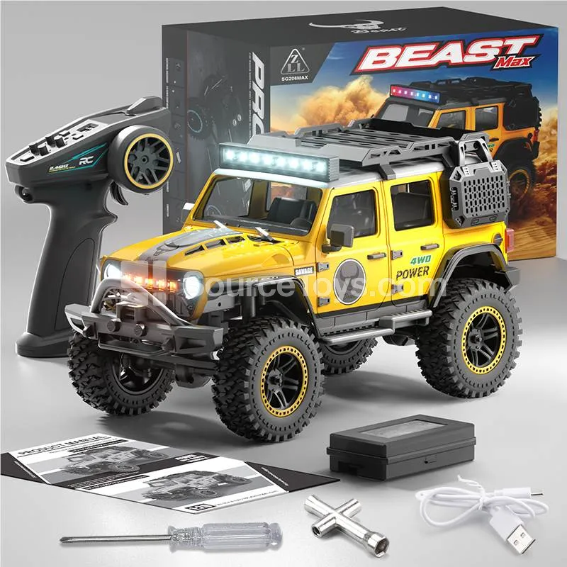 1:20 Scale 4WD Full Proportional Rock Crawler (Brushed) Blue