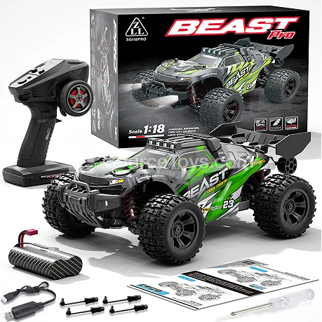 1/18 Full Proportional 4WD Off-Road RC Monster Truck (Brushed Motor) 1/18 Full Proportional 4WD Off-Road RC Monster Truck (Brushed Motor)