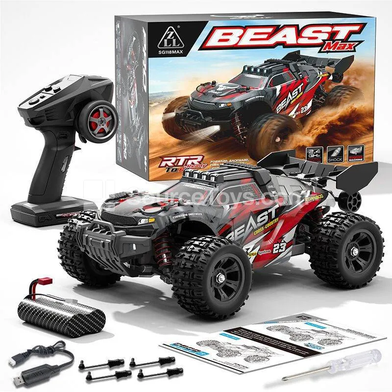 1/18 Full Proportional RC 4WD Brushless Monster Truck (Off-Road) 1/18 Full Proportional RC 4WD Brushless Monster Truck (Off-Road)