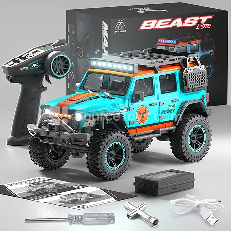 1:20 Scale Full Proportional RC Rock Crawler with 75° Climbing Angle (Brushed Motor)