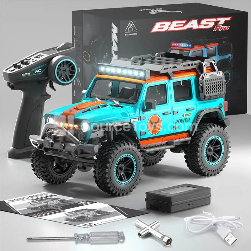 1:20 Scale 4WD Full Proportional Rock Crawler (Brushed) – Blue 1:20 Scale 4WD Full Proportional Rock Crawler (Brushed) – Blue