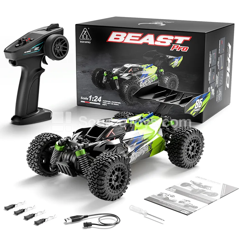 1:24 Scale 4WD Full Proportional High-Speed Racing Remote Control Car 1:24 Scale 4WD Full Proportional High-Speed Racing Remote Control Car