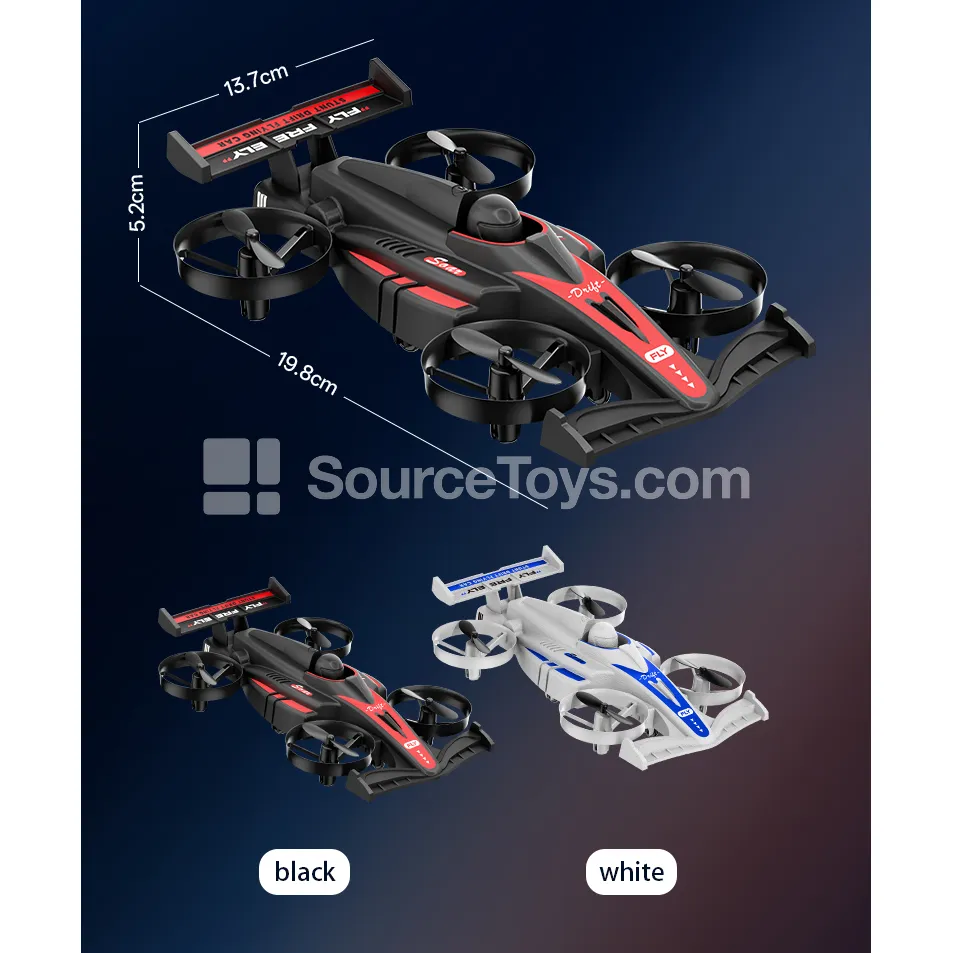 Remote Control 2-in-1 Land and Air Drift Flyer Remote Control 2-in-1 Land and Air Drift Flyer