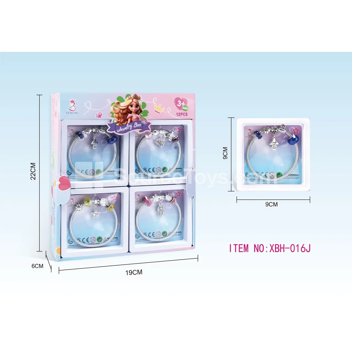 Mermaid Ocean Series Bracelets 12pcs/Box