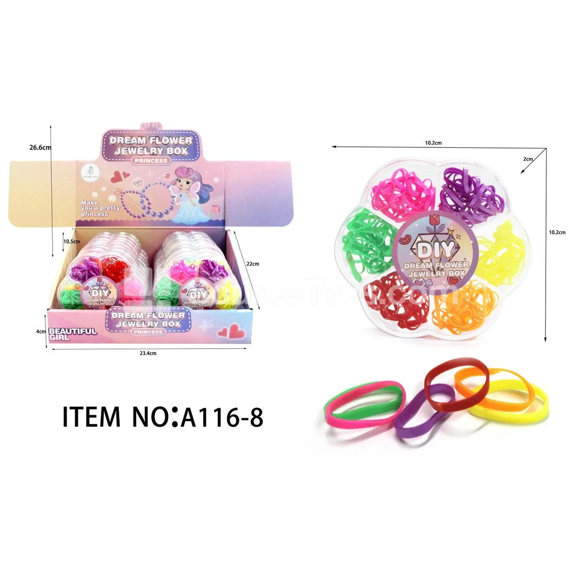 DIY Bead Jewelry Making Kit, 16 Pcs/Box