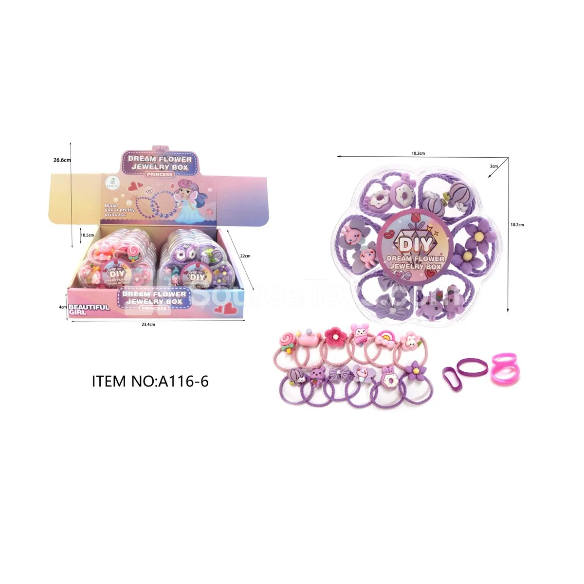Plum Blossom DIY Bead Jewelry Making Kit, 16 pcs/box Plum Blossom DIY Bead Jewelry Making Kit, 16 pcs/box