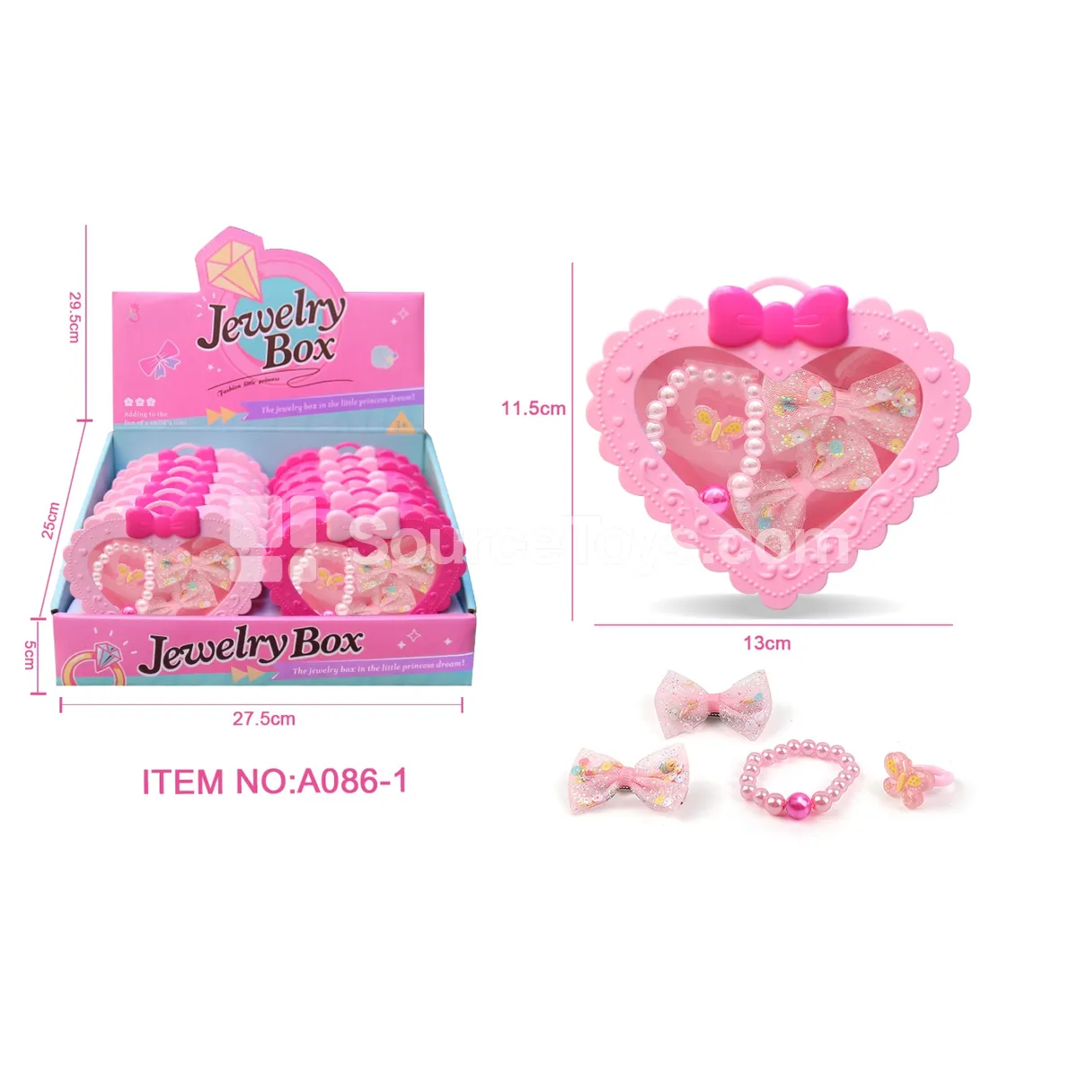 Girls’ Jewelry Set, 12pcs/Box Girls’ Jewelry Set, 12pcs/Box
