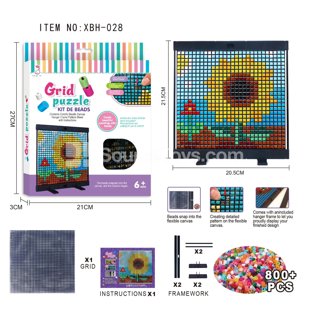 DIY Pixel Art Sunflower Perler Bead Craft DIY Pixel Art Sunflower Perler Bead Craft