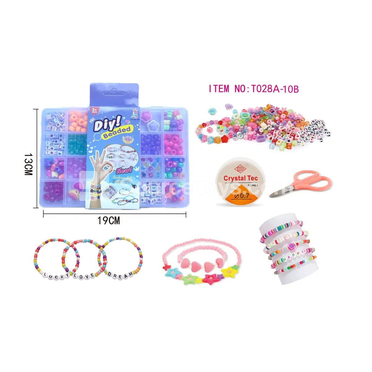 24-Compartment DIY Bead Craft Set