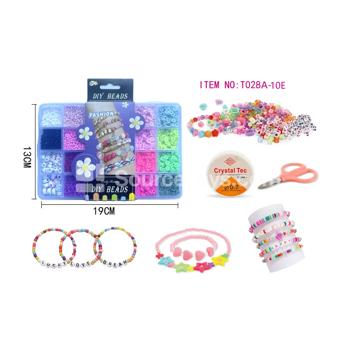 Girls’ Jewelry 24-Grid DIY Bead Set Girls’ Jewelry 24-Grid DIY Bead Set