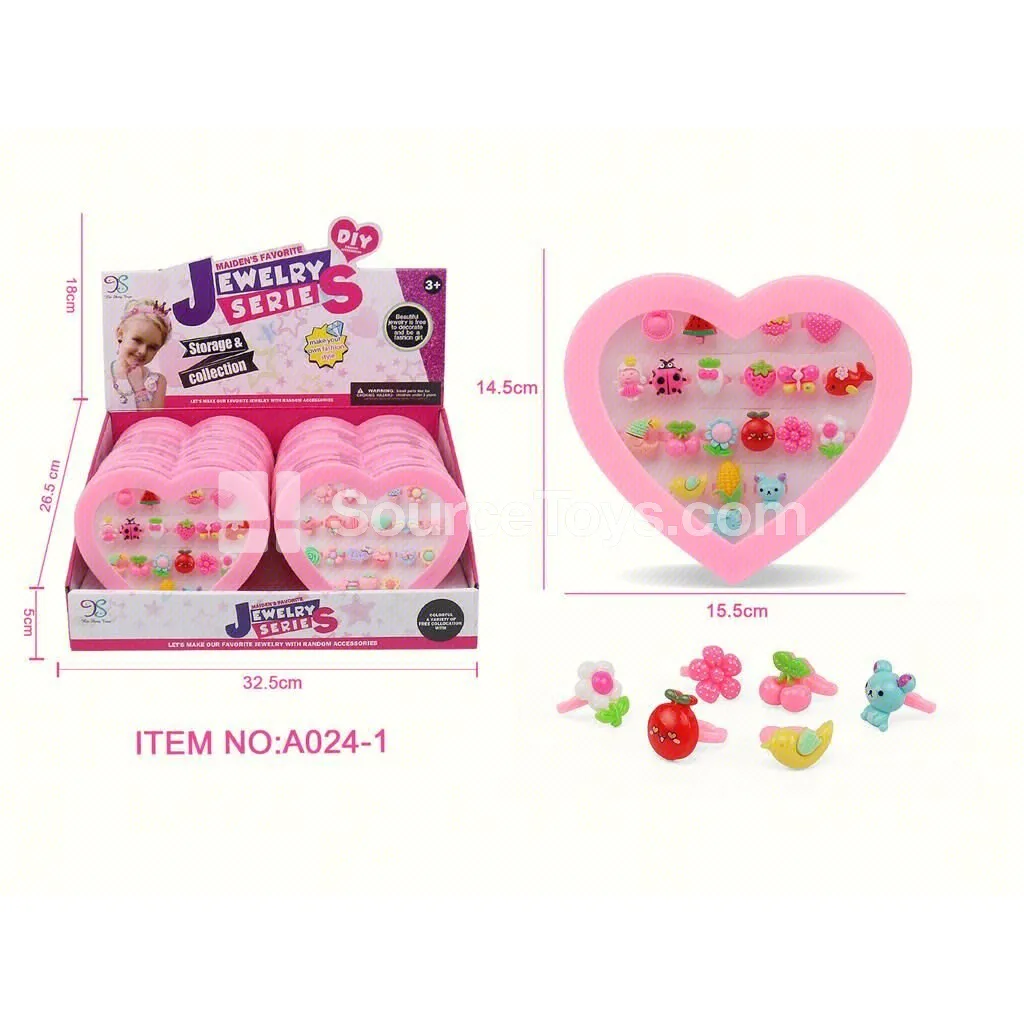 12 Cartoon Rings