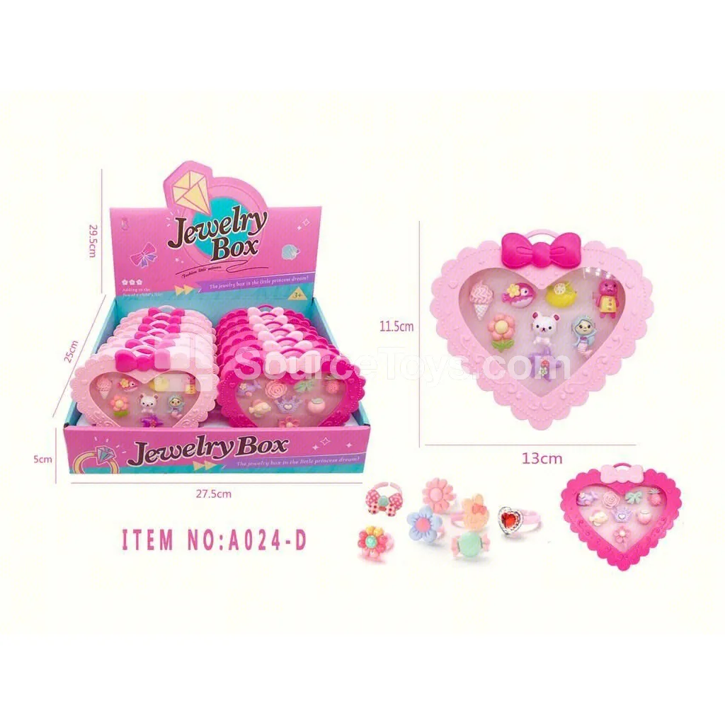 Cartoon Rings 12pcs Pretend-Play Role-Play Set Cartoon Rings 12pcs Pretend-Play Role-Play Set