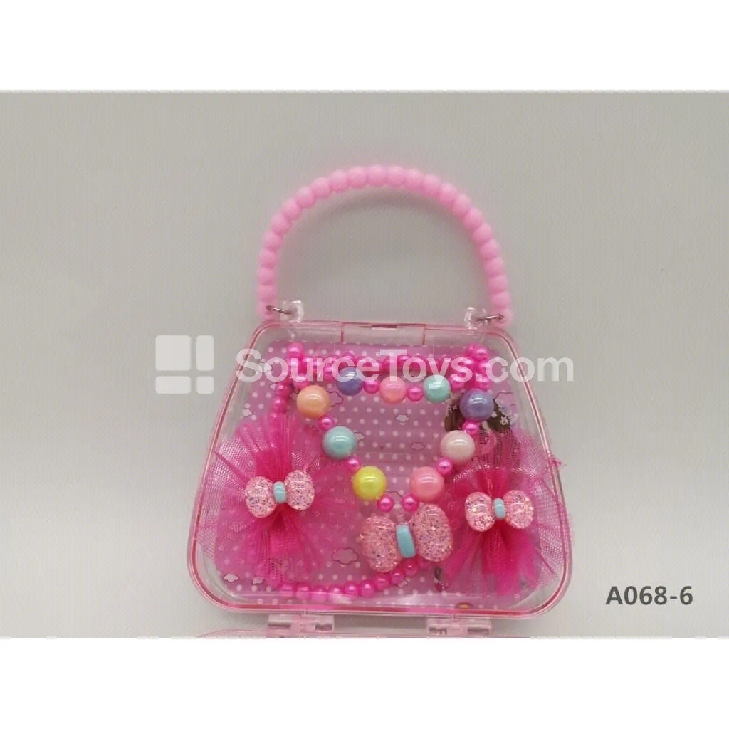 Girls’ Pretend-Play Jewelry Gift Box Set