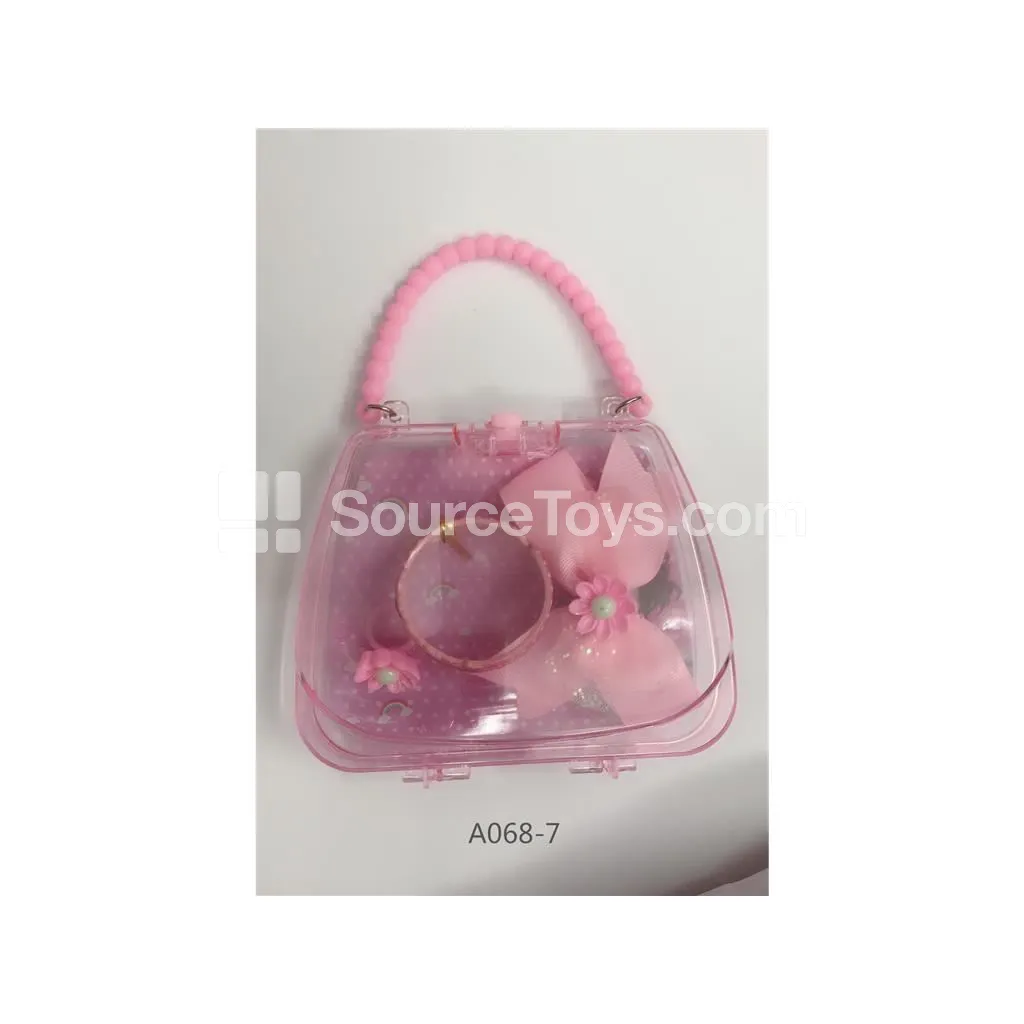 Girls’ Jewelry Handbag Playset with Accessories – Pretend-Play Toy for Role-Playing