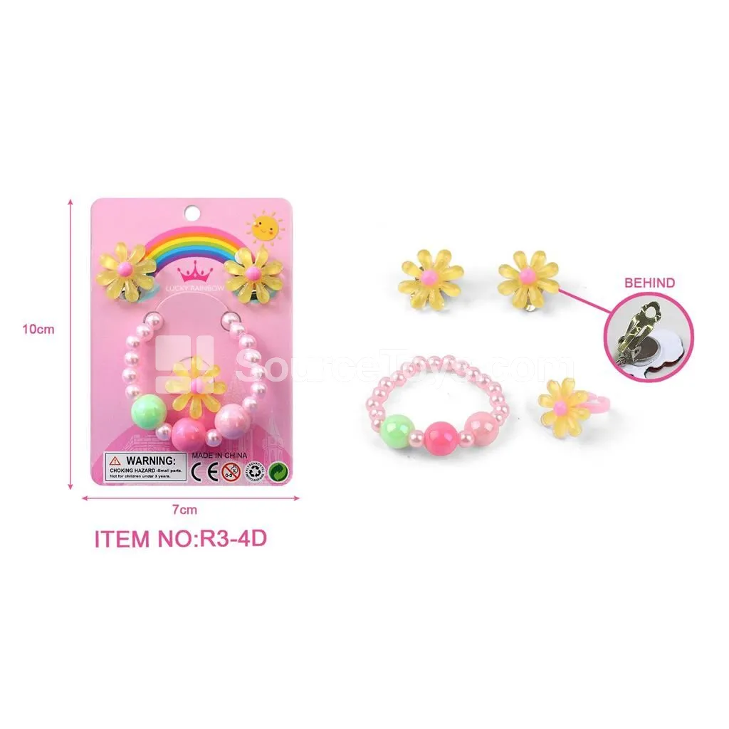 Ear Clip and Bracelet Set