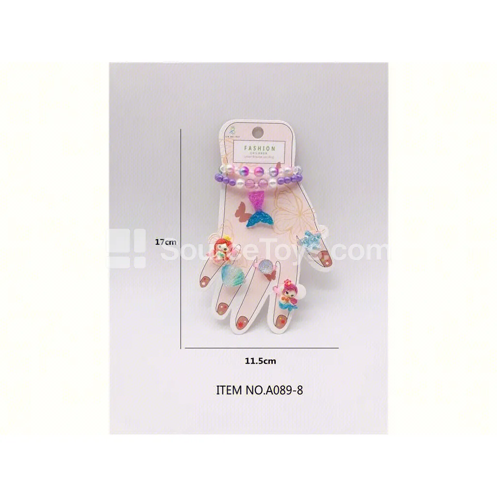 Mermaid Bracelet and Ring Set