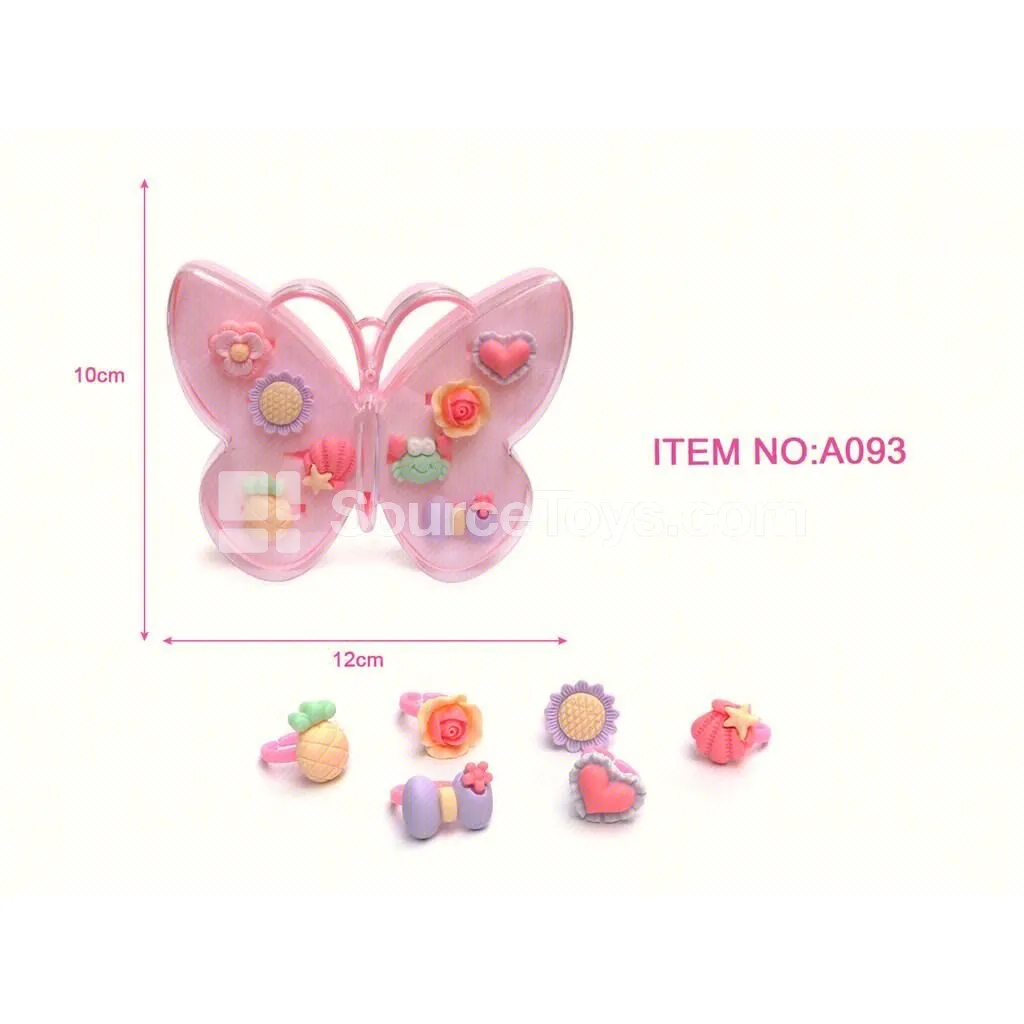 Butterfly Cartoon Ring Box Butterfly Cartoon Ring Box