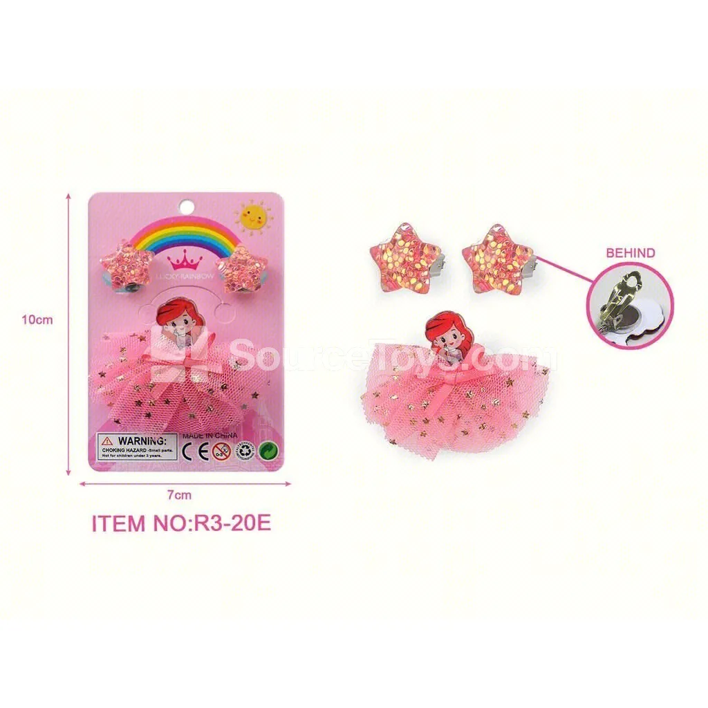 Fashion Doll Pretend-Play Jewelry & Hair Accessory Set