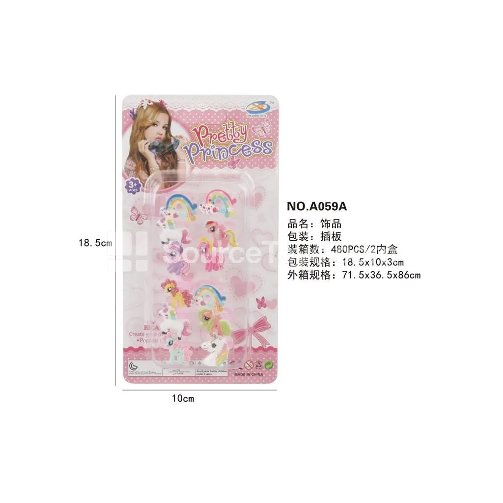 Girls’ Jewelry – Unicorn Ring Pretend-Play Toy