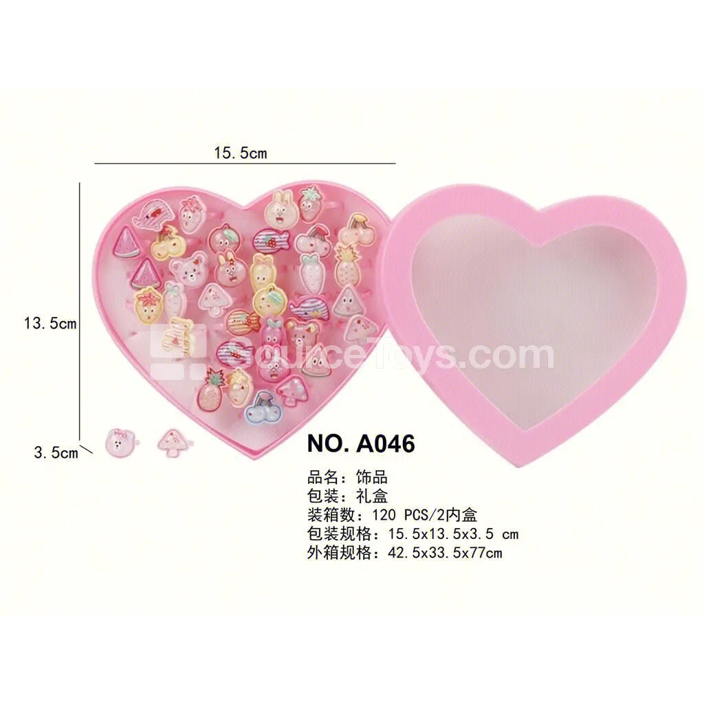 Girls’ Jewelry Rings Pretend-Play Toy for Kids Girls’ Jewelry Rings Pretend-Play Toy for Kids