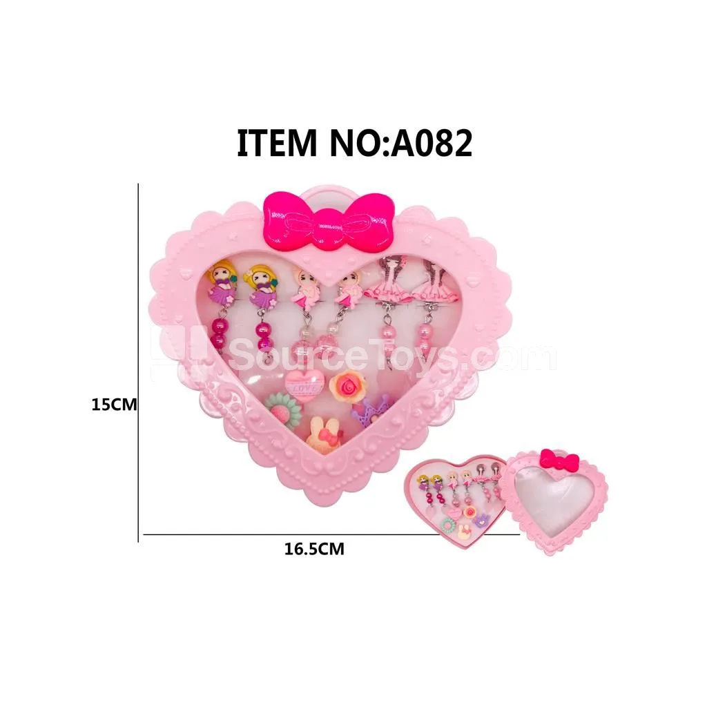 Girls’ Ear Clip and Ring Set Gift Box Girls’ Ear Clip and Ring Set Gift Box