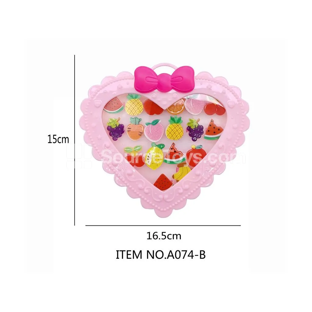Fashion Doll Pretend-Play Fruit Rings Jewelry Set Fashion Doll Pretend-Play Fruit Rings Jewelry Set
