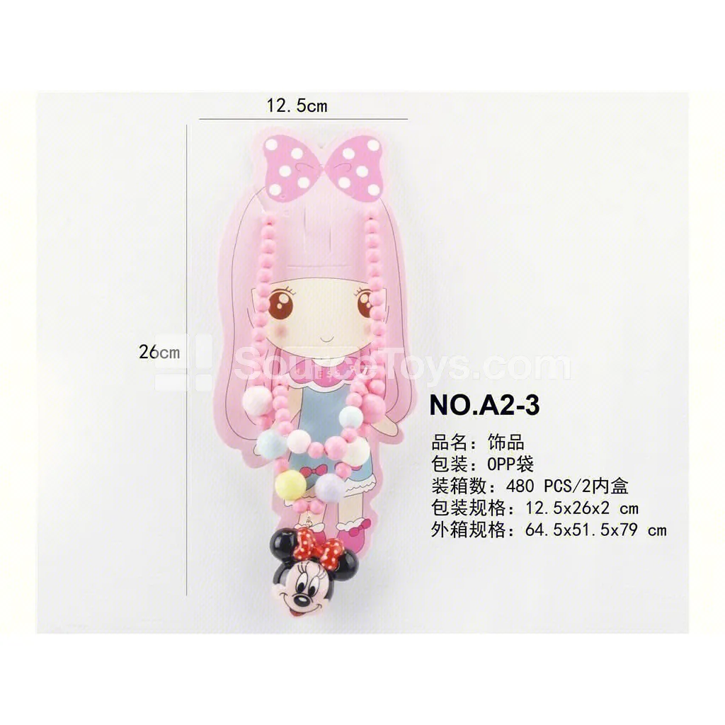 Fashion Doll Pretend-Play Light-Up Necklace Toy for Girls Fashion Doll Pretend-Play Light-Up Necklace Toy for Girls