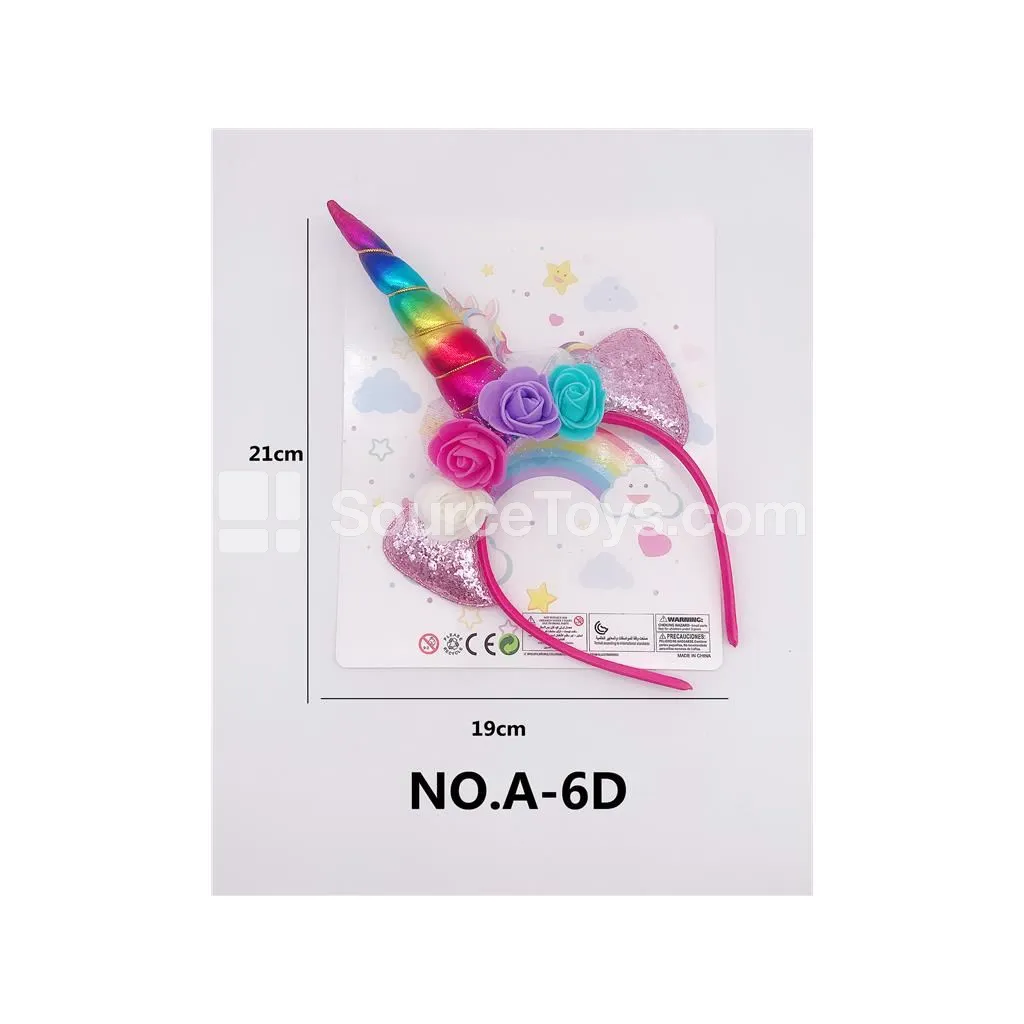 Girls’ Unicorn Headband Pretend-Play Toy