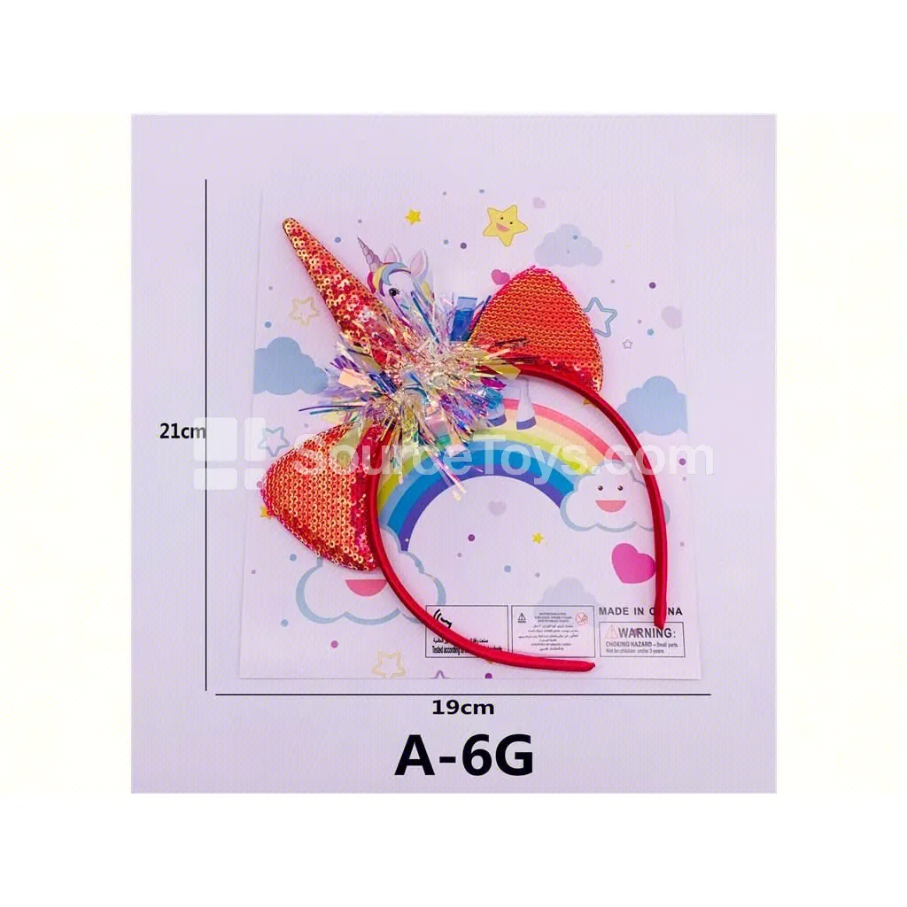 Girls’ Pretend-Play Unicorn Headband Set Girls’ Pretend-Play Unicorn Headband Set