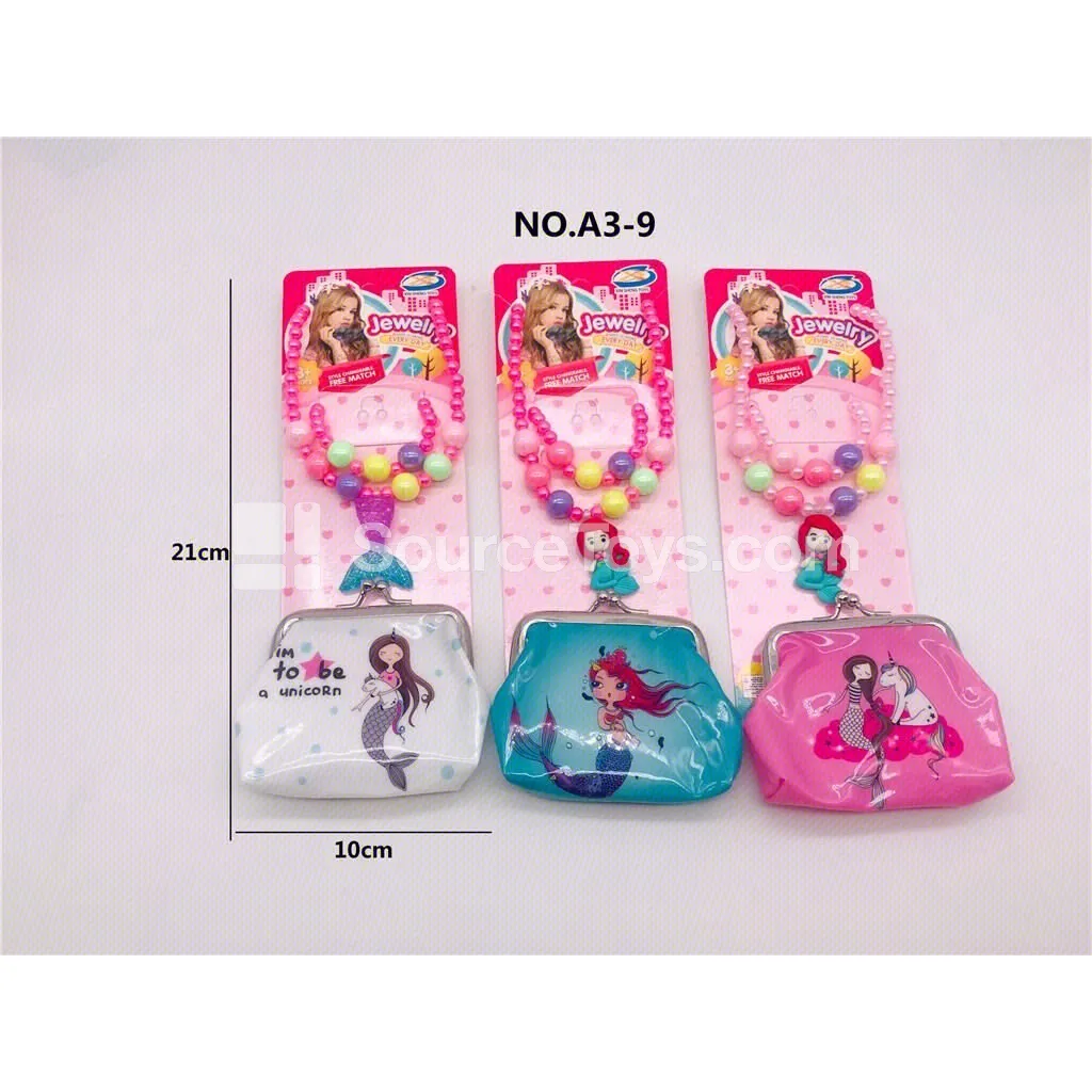 Girls’ Mermaid Purse Pretend-Play Set Girls’ Mermaid Purse Pretend-Play Set