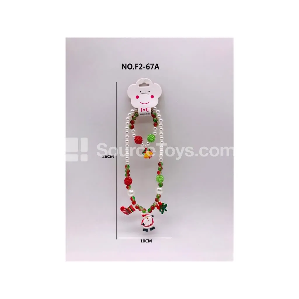Christmas Necklace 2-Piece Set Christmas Necklace 2-Piece Set