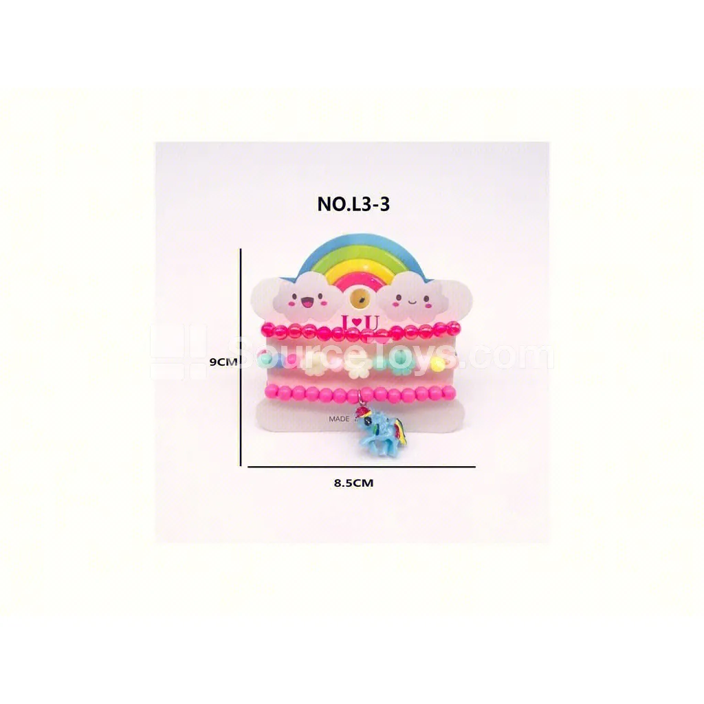 Fashion Doll Pretend-Play Bracelet 3-Piece Set Fashion Doll Pretend-Play Bracelet 3-Piece Set