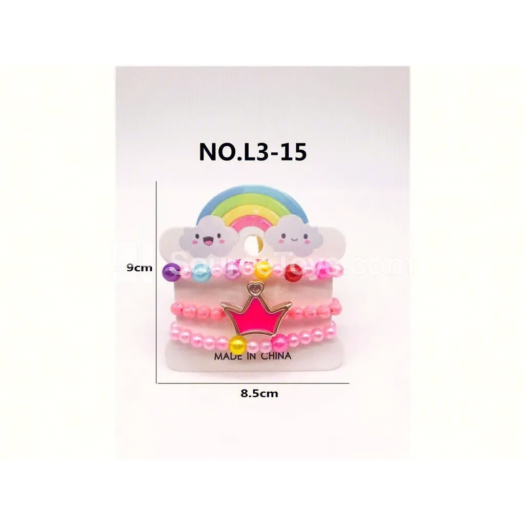 Fashion Jewelry Bracelet 3-Piece Set Pretend-Play Toy Fashion Jewelry Bracelet 3-Piece Set Pretend-Play Toy