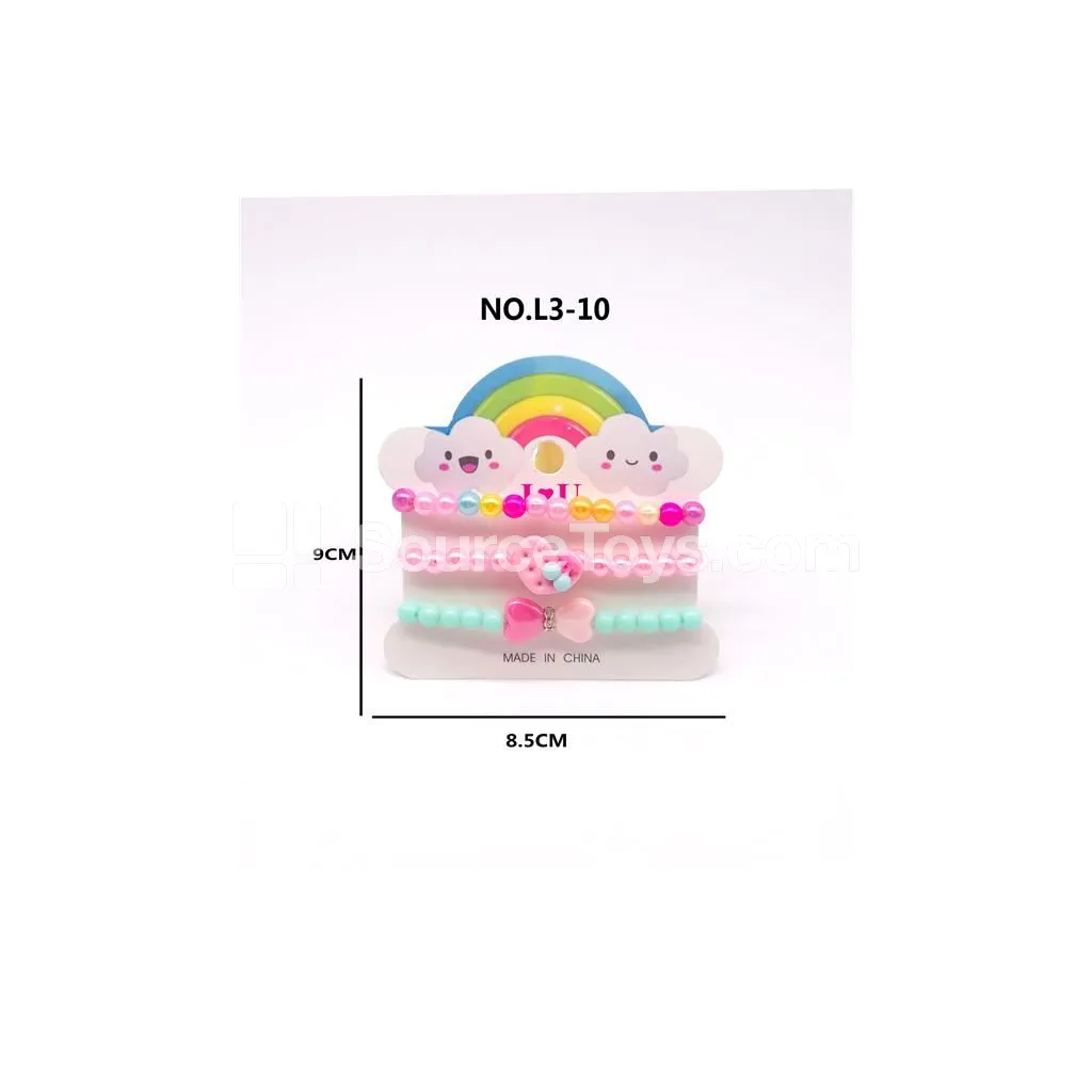 Girls’ Pretend-Play Bracelet 3-Piece Set Girls’ Pretend-Play Bracelet 3-Piece Set