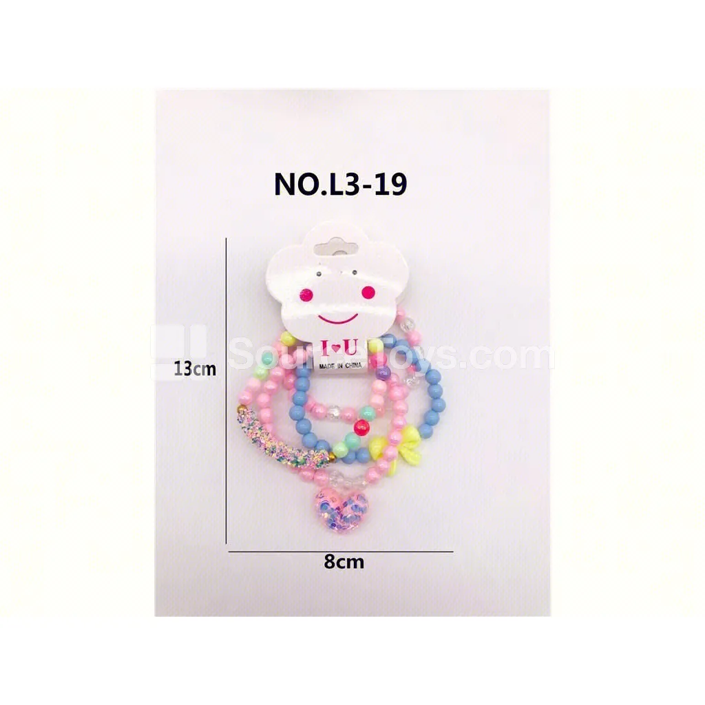 Girls Jewelry Bracelet 3-Piece Set Girls Jewelry Bracelet 3-Piece Set