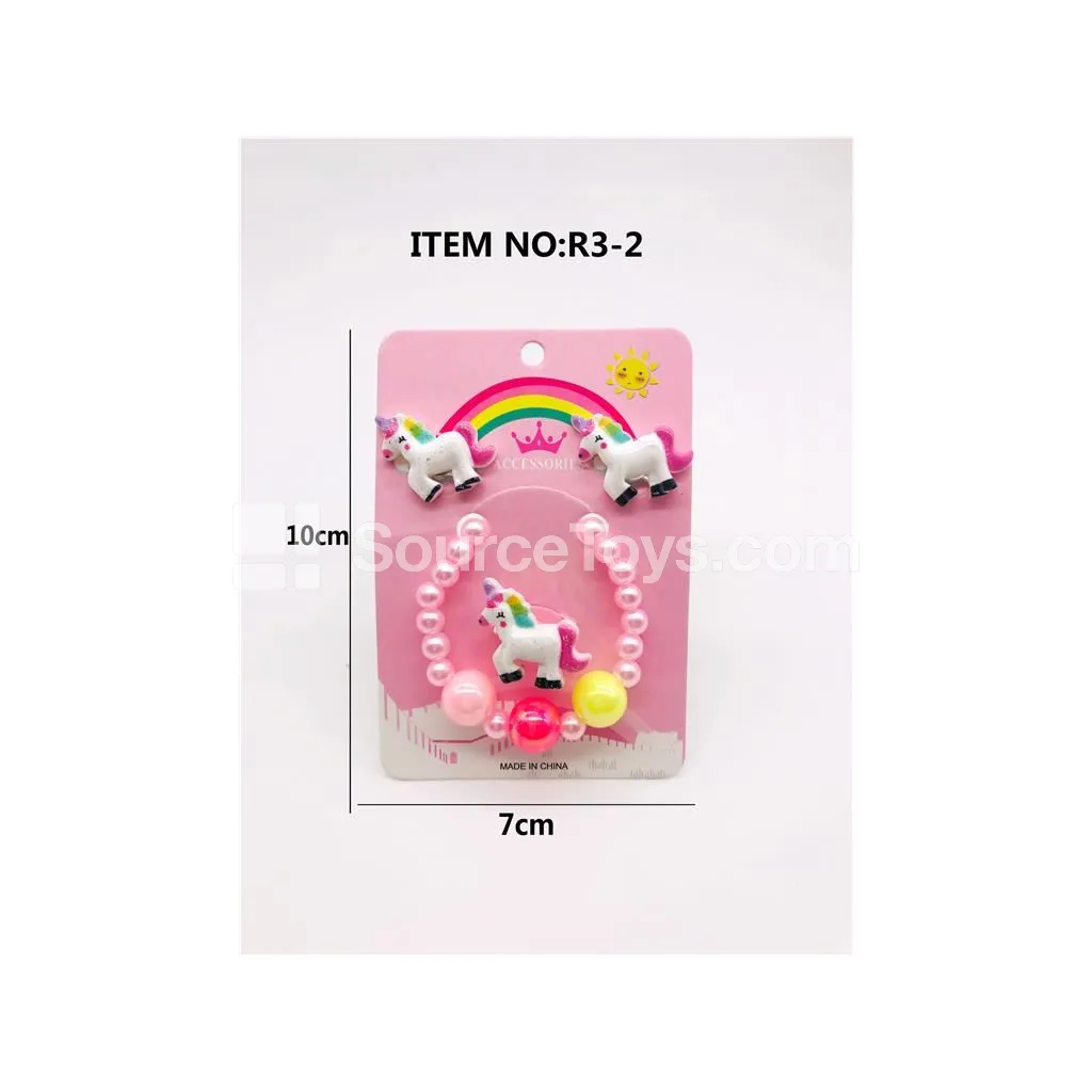 Girls’ Fashion Earring Set Pretend-Play Jewelry Girls’ Fashion Earring Set Pretend-Play Jewelry