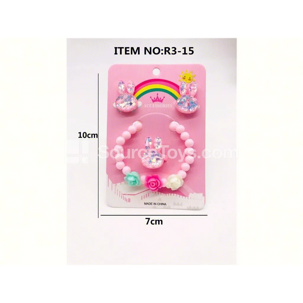Girls’ Earring Set for Pretend Play Girls’ Earring Set for Pretend Play