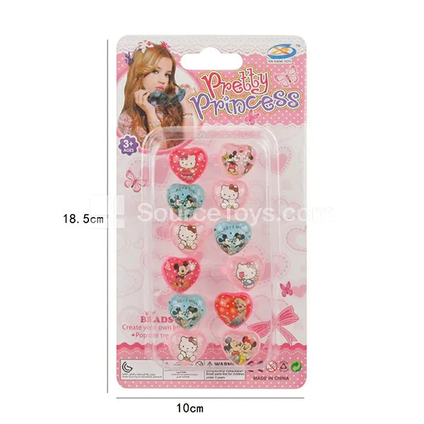 Girls’ Fashion Ring Set for Pretend Play Girls’ Fashion Ring Set for Pretend Play