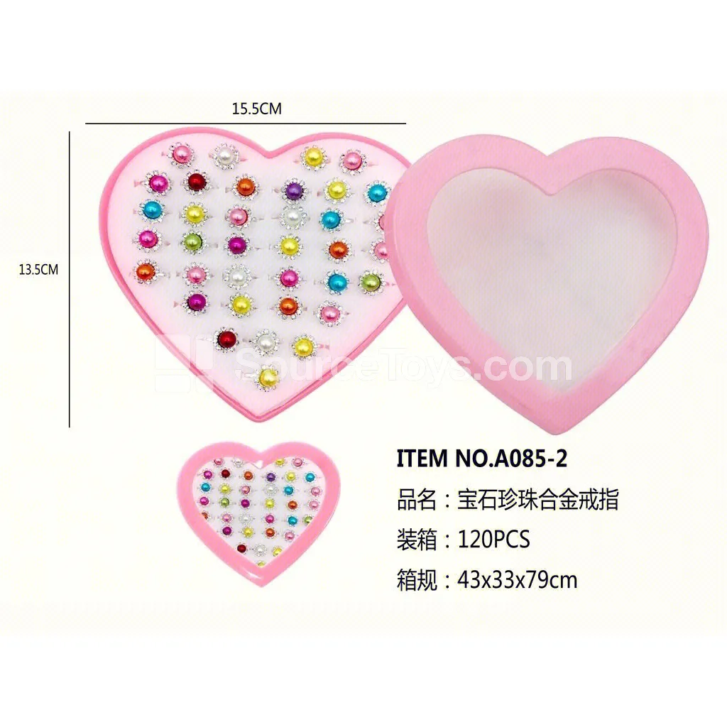 Gemstone Alloy Ring Pretend-Play Toy Gemstone Alloy Ring Pretend-Play Toy