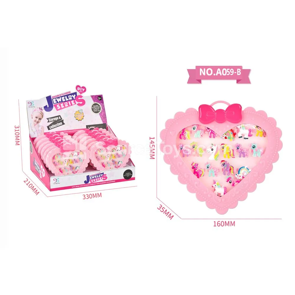 Girls’ Fashion Rings Pretend-Play Jewelry Set Girls’ Fashion Rings Pretend-Play Jewelry Set
